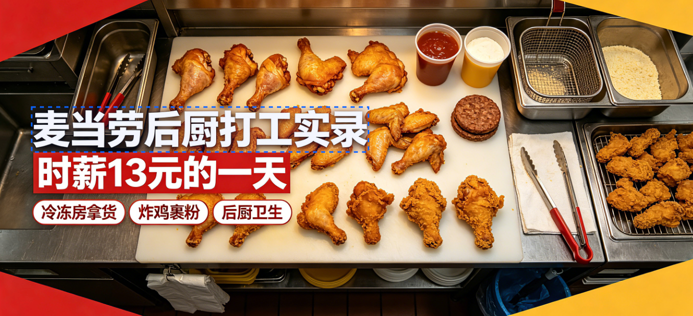 我的麦当劳社会兼职时光