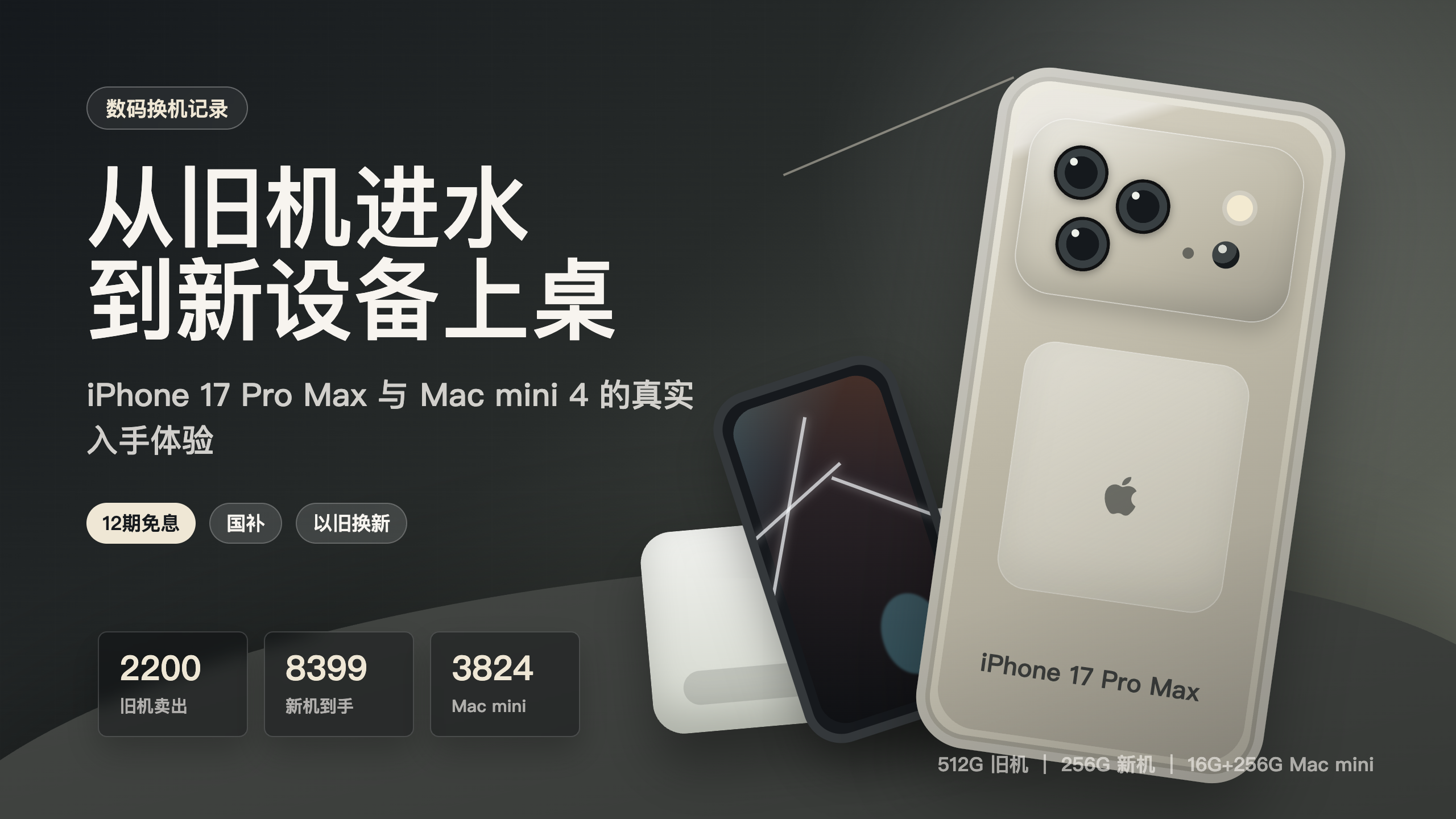 iphone17ProMax和Macmini4初体验